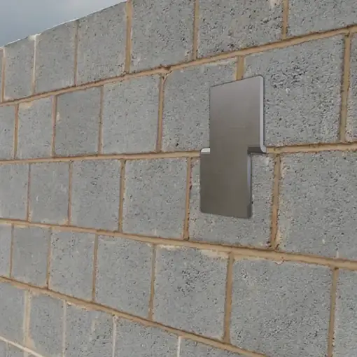 Blockplate Single in wall